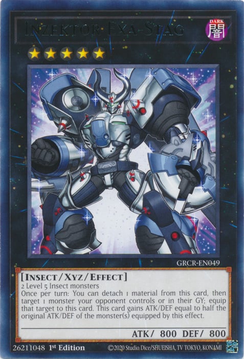 Inzektor Exa-Stag Card Front