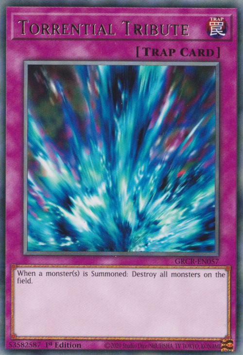 Torrential Tribute Card Front
