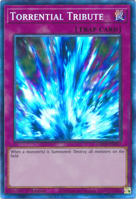 Torrential Tribute Card Front