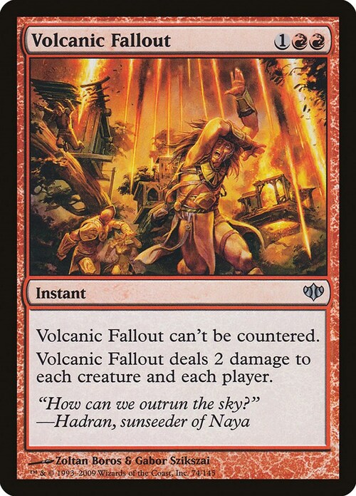 Volcanic Fallout Card Front