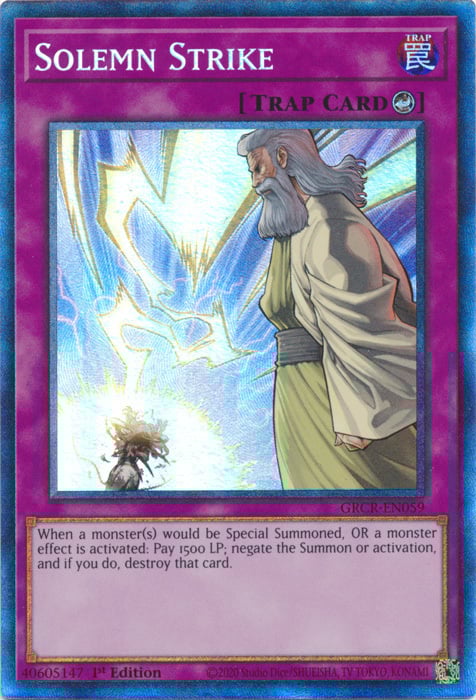 Solemn Strike Card Front