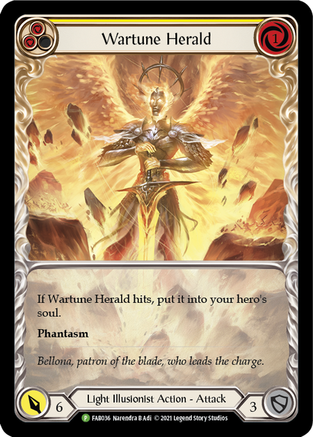 Wartune Herald (Yellow) Card Front