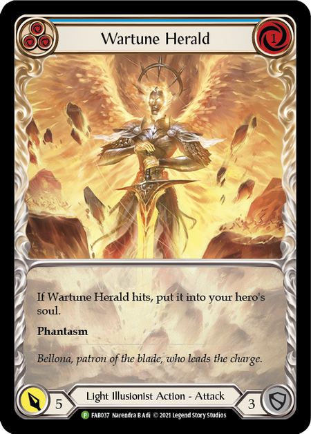 Wartune Herald (Blue) Card Front