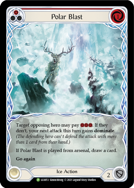 Polar Blast (Red) Card Front