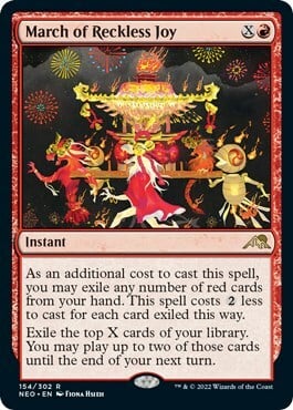 March of Reckless Joy Card Front