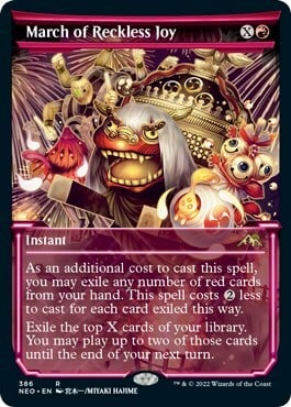 March of Reckless Joy Card Front