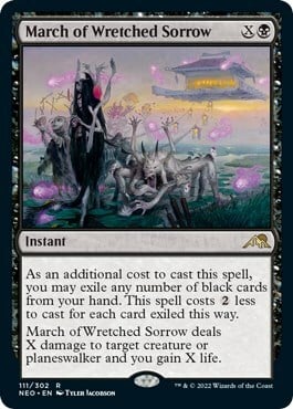 March of Wretched Sorrow Card Front