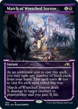 March of Wretched Sorrow Card Front