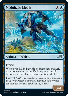 Mecha Mobilizzatore Card Front