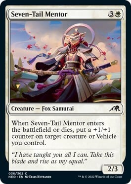 Seven-Tail Mentor Card Front