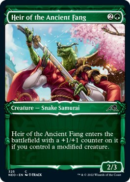Heir of the Ancient Fang Card Front