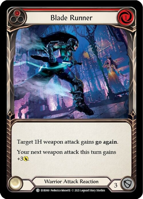 Blade Runner - Red Card Front