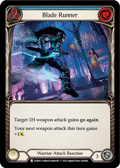 Blade Runner - Blue Card Front