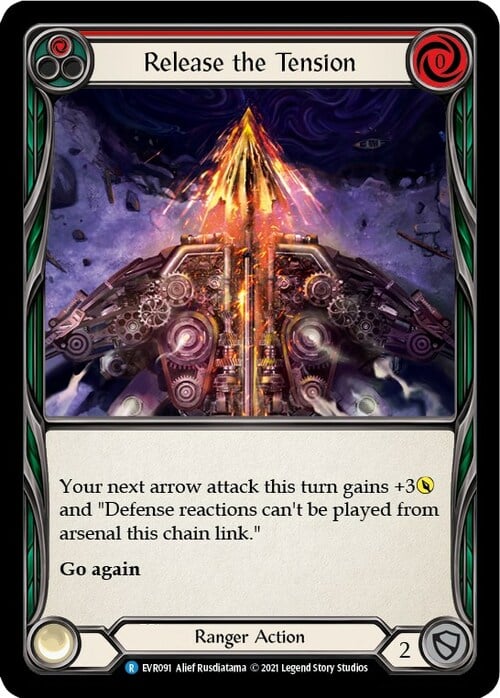 Release the Tension - Red Card Front