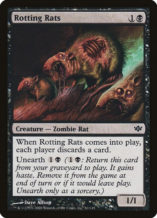 Rotting Rats Card Front