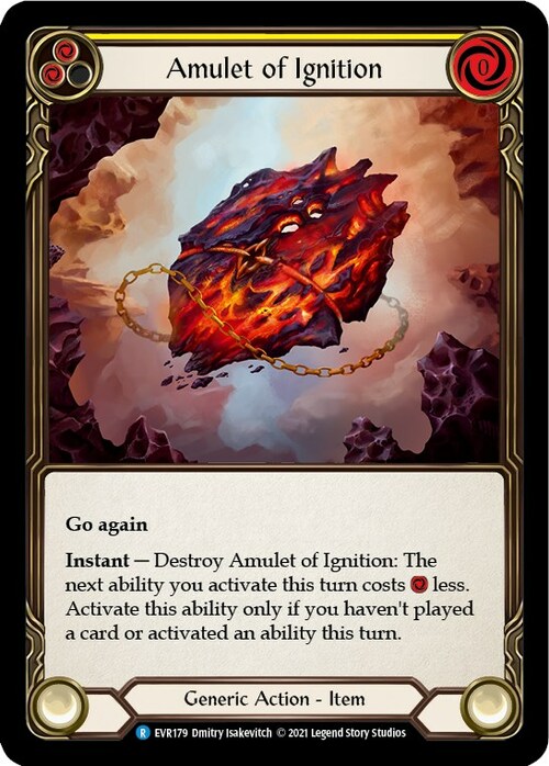 Amulet of Ignition Card Front