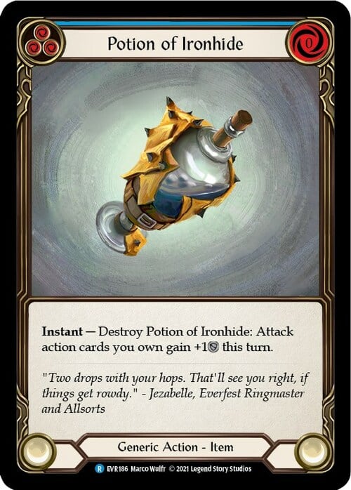 Potion of Ironhide Card Front