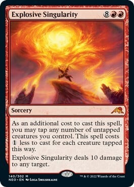 Explosive Singularity Card Front