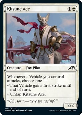 Kitsune Ace Card Front