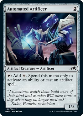 Automated Artificer Card Front