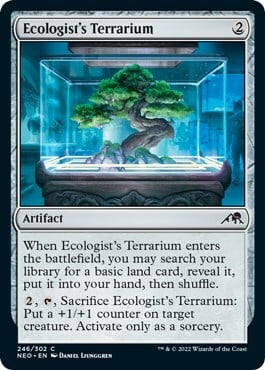 Ecologist's Terrarium Card Front