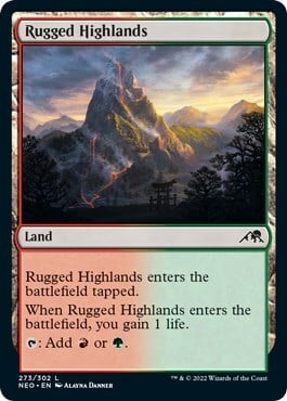 Rugged Highlands Card Front