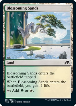 Blossoming Sands Card Front