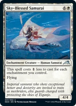 Sky-Blessed Samurai Card Front