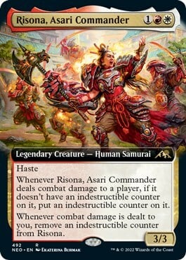 Risona, Asari Commander Card Front