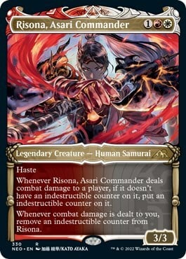 Risona, Comandante Asari Card Front