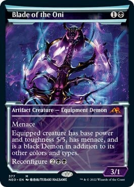 Blade of the Oni Card Front