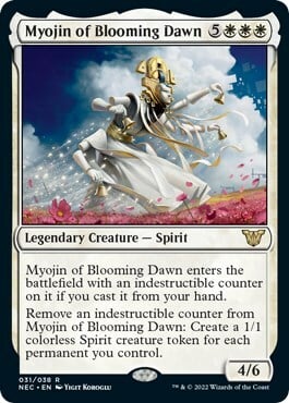 Myojin of Blooming Dawn Card Front