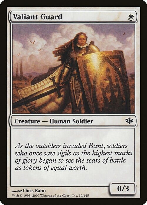 Valiant Guard Card Front