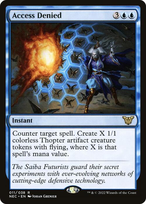 Access Denied Card Front