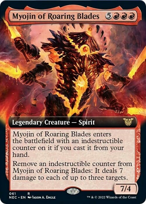 Myojin of Roaring Blades Card Front