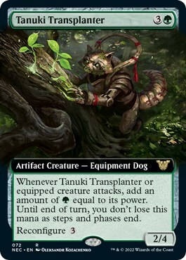 Tanuki Trapiantatore Card Front