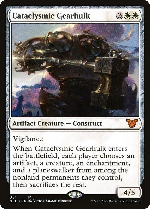 Cataclysmic Gearhulk Card Front