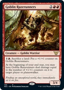 Incendiari Goblin Card Front