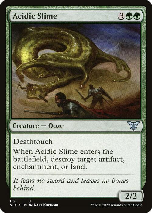 Acidic Slime Card Front