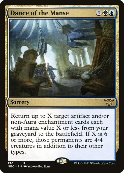 Dance of the Manse Card Front