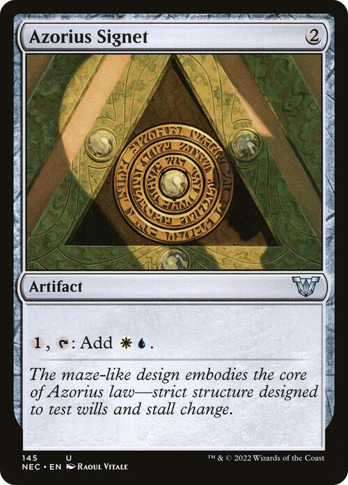 Azorius Signet Card Front