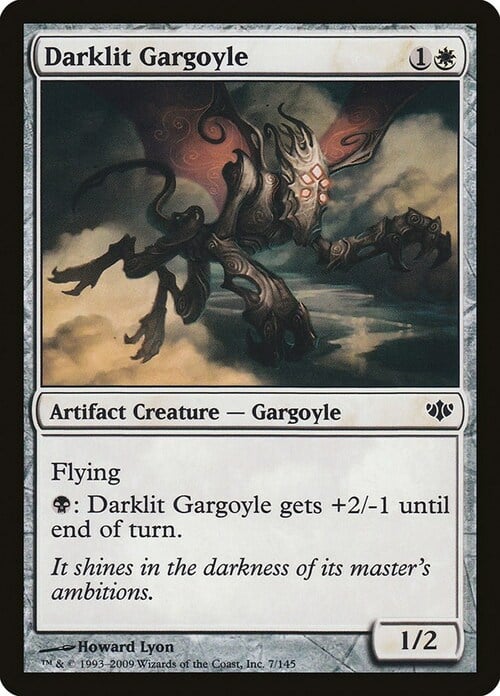 Darklit Gargoyle Card Front