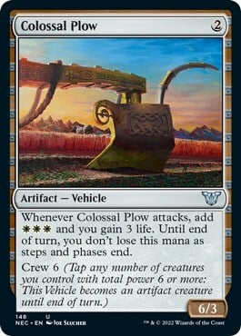 Colossal Plow Card Front