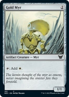 Gold Myr Card Front