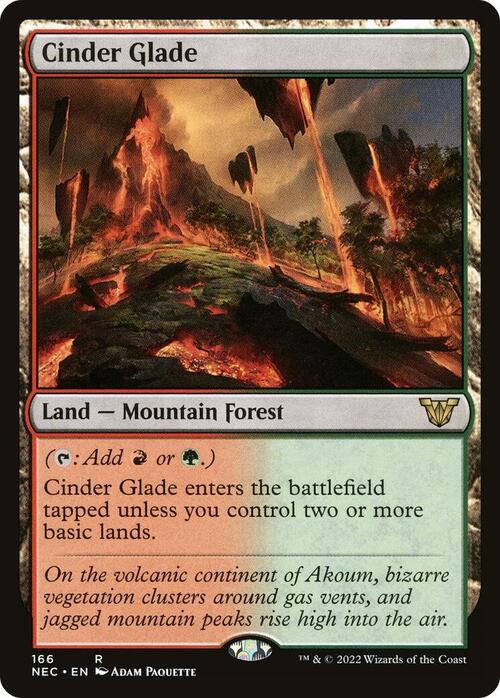 Cinder Glade Card Front