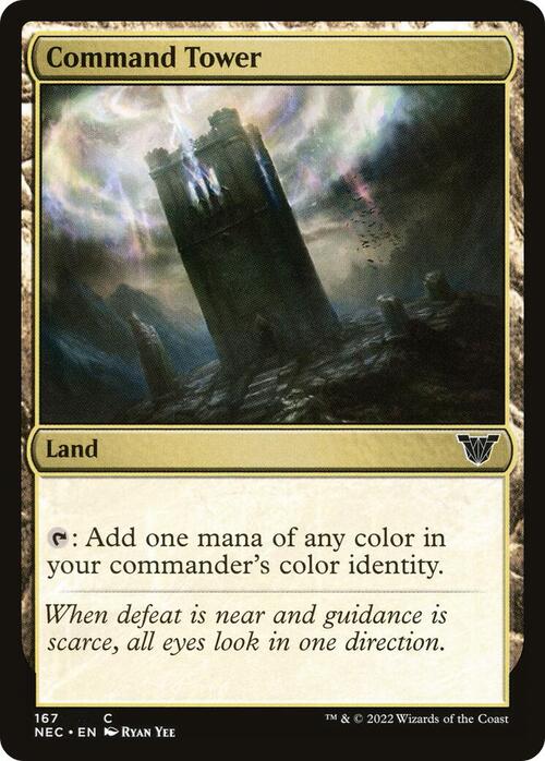 Command Tower Card Front