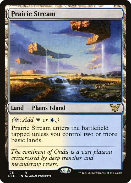 Prairie Stream Card Front