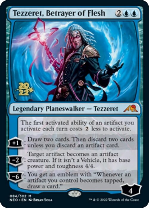 Tezzeret, Betrayer of Flesh Card Front