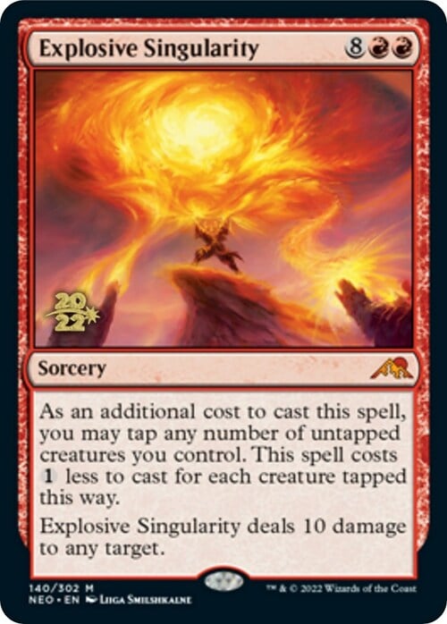 Explosive Singularity Card Front