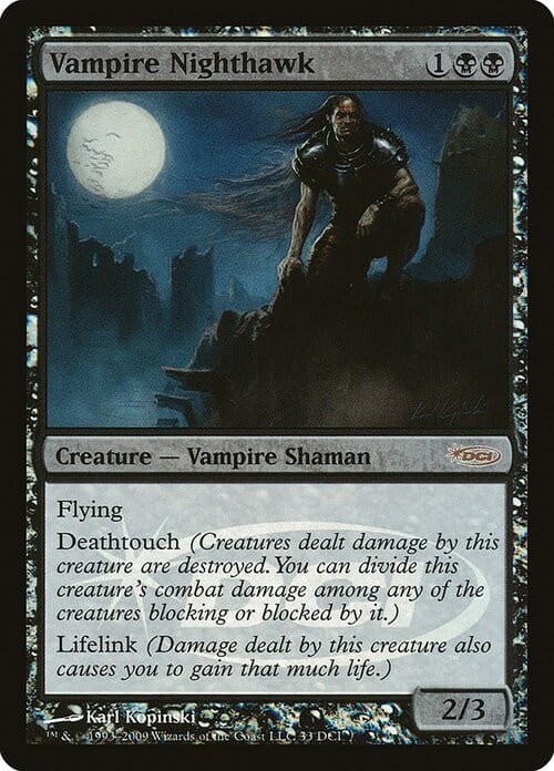 Vampire Nighthawk Card Front